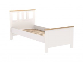 2.08.04.050.14 САГА кровать одинарная 90х200 белая/ясень в Казани - kazan.ok-mebel.com | фото 2