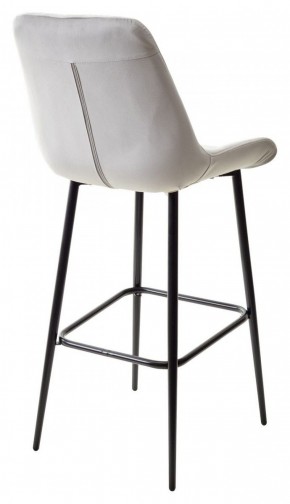 Барный стул ХОФМАН, цвет H-09 Светло-серый, велюр / черный каркас М-City в Казани - kazan.ok-mebel.com | фото 6
