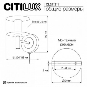Бра Citilux ELAN CL241311 в Казани - kazan.ok-mebel.com | фото 8