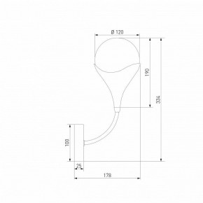 Бра Eurosvet Calyx 60169/1 никель в Казани - kazan.ok-mebel.com | фото 4