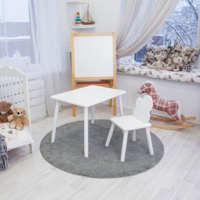 Детский комплект стол и стул «Облачко» Rolti Baby (белый/белый, массив березы/мдф) в Казани - kazan.ok-mebel.com | фото 2