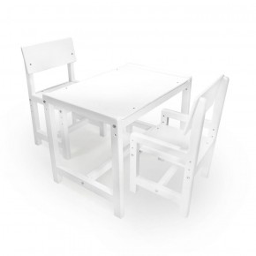 Детский растущий комплект стол и два стула  Я САМ "Лофт" (Белый, Белый) в Казани - kazan.ok-mebel.com | фото