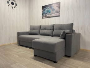 Диван угловой Комфорт-3 (НПБ+МДФ) велюр Galaxy Lite 26 в Казани - kazan.ok-mebel.com | фото 2