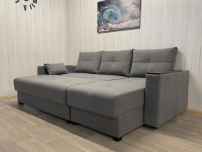 Диван угловой Комфорт-3 (НПБ+МДФ) велюр Galaxy Lite 26 в Казани - kazan.ok-mebel.com | фото 3