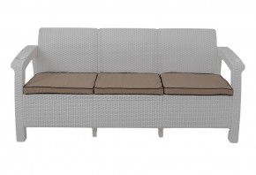 Диван Yalta Premium Sofa 3 Set (Ялта) белый (+подушки под спину) в Казани - kazan.ok-mebel.com | фото 2