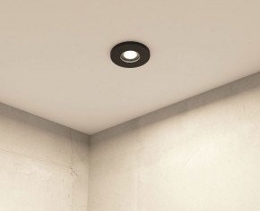 DK2036-BK Встраиваемый светильник влагозащ., IP 44, до 15 Вт, GU10, LED, черный, алюминий в Казани - kazan.ok-mebel.com | фото 7