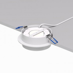 DK2090-WH Встраиваемый светильник FLAT, IP 20, до 15 Вт, GX53, LED, белый, алюминий в Казани - kazan.ok-mebel.com | фото 3