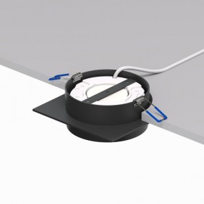 DK2091-BK Встраиваемый светильник FLAT, IP 20, до 15 Вт, GX53, LED, черный, алюминий в Казани - kazan.ok-mebel.com | фото 4