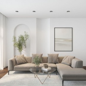 DK2091-BK Встраиваемый светильник FLAT, IP 20, до 15 Вт, GX53, LED, черный, алюминий в Казани - kazan.ok-mebel.com | фото 5