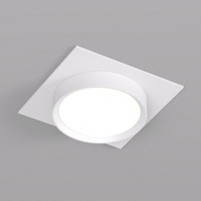 DK2091-WH Встраиваемый светильник FLAT, IP 20, до 15 Вт, GX53, LED, белый, алюминий в Казани - kazan.ok-mebel.com | фото