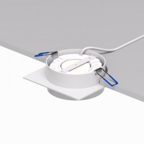 DK2091-WH Встраиваемый светильник FLAT, IP 20, до 15 Вт, GX53, LED, белый, алюминий в Казани - kazan.ok-mebel.com | фото 4