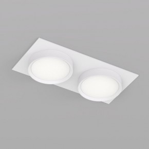 DK2092-WH Встраиваемый светильник FLAT, IP 20, до 15 Вт, GX53, LED, белый, алюминий в Казани - kazan.ok-mebel.com | фото 2