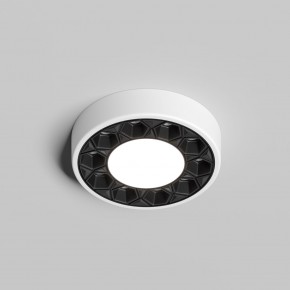 DK2440-WB Встраиваемый светильник DUAL 5+5 Вт, LED 4000K, IP 20, d90mm, белый/черный, алюминий/акрил в Казани - kazan.ok-mebel.com | фото 2