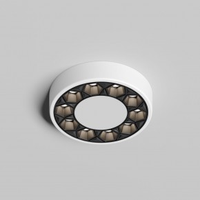 DK2440-WB Встраиваемый светильник DUAL 5+5 Вт, LED 4000K, IP 20, d90mm, белый/черный, алюминий/акрил в Казани - kazan.ok-mebel.com | фото 3