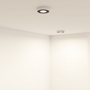 DK2440-WB Встраиваемый светильник DUAL 5+5 Вт, LED 4000K, IP 20, d90mm, белый/черный, алюминий/акрил в Казани - kazan.ok-mebel.com | фото 6
