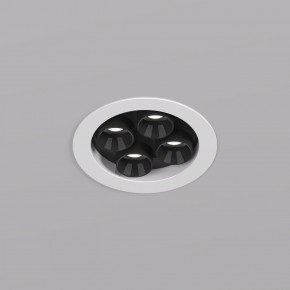 DK2510-WB Встраиваемый светильник SPACE со светодиодом d65 220V 8W 38° 4000К IP20 белый/черный алюминий в Казани - kazan.ok-mebel.com | фото