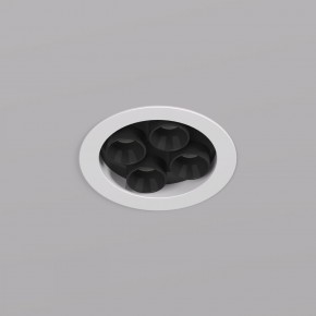 DK2510-WB Встраиваемый светильник SPACE со светодиодом d65 220V 8W 38° 4000К IP20 белый/черный алюминий в Казани - kazan.ok-mebel.com | фото 2