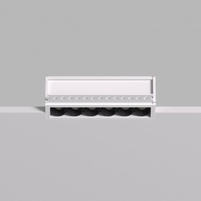 DK2531-WB Встраиваемый светильник SPACE со светодиодом под шпатлевку L126mm 220V 10W 38° 4000К IP20 белый/черный алюминий в Казани - kazan.ok-mebel.com | фото 4