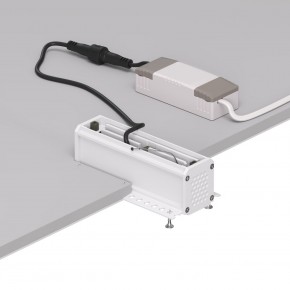DK2531-WB Встраиваемый светильник SPACE со светодиодом под шпатлевку L126mm 220V 10W 38° 4000К IP20 белый/черный алюминий в Казани - kazan.ok-mebel.com | фото 5