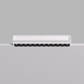 DK2532-WB Встраиваемый светильник SPACE со светодиодом под шпатлевку L240mm 220V 20W 38° 4000К IP20 белый/черный алюминий в Казани - kazan.ok-mebel.com | фото 3