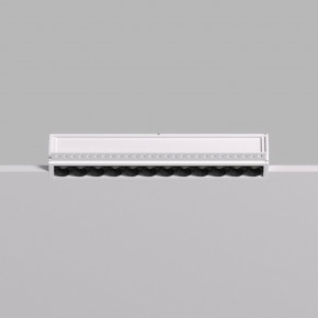 DK2532-WB Встраиваемый светильник SPACE со светодиодом под шпатлевку L240mm 220V 20W 38° 4000К IP20 белый/черный алюминий в Казани - kazan.ok-mebel.com | фото 4