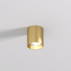 DK2610-SB Накладной светильник SHINE TUBE со светодиодом, D70*H80, IP20, 3000К, 10W, RA?90, сатинированная латунь, алюминий в Казани - kazan.ok-mebel.com | фото
