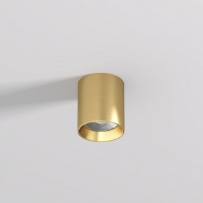 DK2610-SB Накладной светильник SHINE TUBE со светодиодом, D70*H80, IP20, 3000К, 10W, RA?90, сатинированная латунь, алюминий в Казани - kazan.ok-mebel.com | фото 2