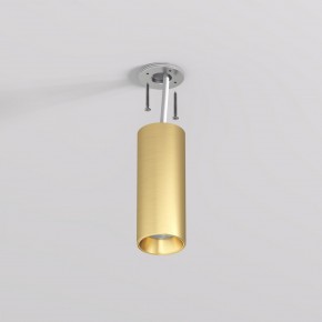 DK2615-SB Накладной светильник SHINE TUBE со светодиодом, D45*H115, IP20, 3000К, 7W, RA?90, сатинированная латунь, алюминий в Казани - kazan.ok-mebel.com | фото 3