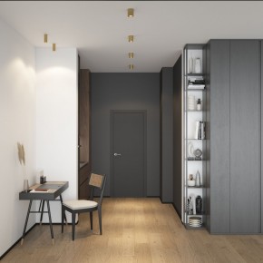 DK2615-SB Накладной светильник SHINE TUBE со светодиодом, D45*H115, IP20, 3000К, 7W, RA?90, сатинированная латунь, алюминий в Казани - kazan.ok-mebel.com | фото 4