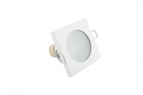 DK3014-WH Встраиваемый светильник влагозащ., IP 44, 50 Вт, GU10, белый, алюминий в Казани - kazan.ok-mebel.com | фото 4