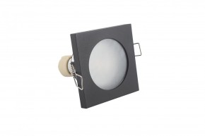 DK3015-BK Встраиваемый светильник влагозащ., IP 44, 50 Вт, GU10, черный, алюминий в Казани - kazan.ok-mebel.com | фото 4
