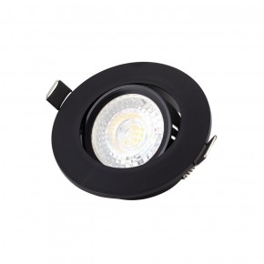 DK3020-BK Встраиваемый светильник, IP 20, 10 Вт, GU5.3, LED, черный, пластик в Казани - kazan.ok-mebel.com | фото 1