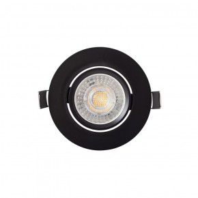 DK3020-BK Встраиваемый светильник, IP 20, 10 Вт, GU5.3, LED, черный, пластик в Казани - kazan.ok-mebel.com | фото 3