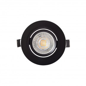 DK3020-BK Встраиваемый светильник, IP 20, 10 Вт, GU5.3, LED, черный, пластик в Казани - kazan.ok-mebel.com | фото