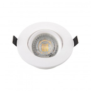 DK3020-WH Встраиваемый светильник, IP 20, 10 Вт, GU5.3, LED, белый, пластик в Казани - kazan.ok-mebel.com | фото 2
