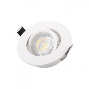 DK3020-WH Встраиваемый светильник, IP 20, 10 Вт, GU5.3, LED, белый, пластик в Казани - kazan.ok-mebel.com | фото 3