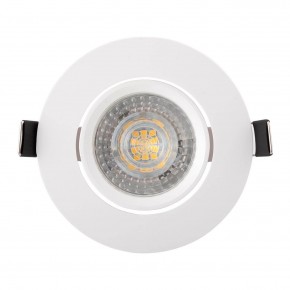 DK3020-WH Встраиваемый светильник, IP 20, 10 Вт, GU5.3, LED, белый, пластик в Казани - kazan.ok-mebel.com | фото