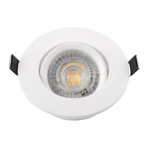 DK3020-WH Встраиваемый светильник, IP 20, 10 Вт, GU5.3, LED, белый, пластик в Казани - kazan.ok-mebel.com | фото 4