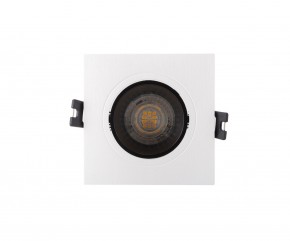 DK3021-WB Встраиваемый светильник, IP 20, 10 Вт, GU5.3, LED, белый/черный, пластик в Казани - kazan.ok-mebel.com | фото