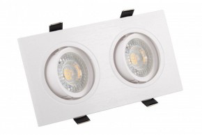 DK3022-WH Встраиваемый светильник, IP 20, 10 Вт, GU5.3, LED, белый, пластик в Казани - kazan.ok-mebel.com | фото