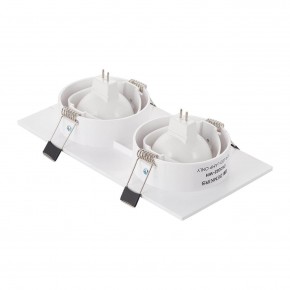 DK3022-WH Встраиваемый светильник, IP 20, 10 Вт, GU5.3, LED, белый, пластик в Казани - kazan.ok-mebel.com | фото 3