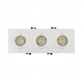 DK3023-WH Встраиваемый светильник, IP 20, 10 Вт, GU5.3, LED, белый, пластик в Казани - kazan.ok-mebel.com | фото
