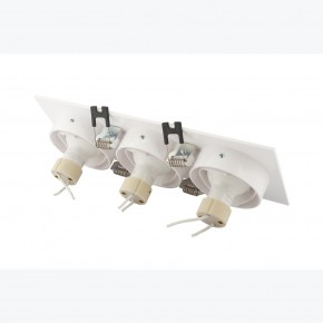 DK3023-WH Встраиваемый светильник, IP 20, 10 Вт, GU5.3, LED, белый, пластик в Казани - kazan.ok-mebel.com | фото 4