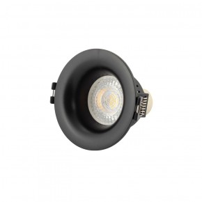 DK3024-BK Встраиваемый светильник, IP 20, 10 Вт, GU5.3, LED, черный, пластик в Казани - kazan.ok-mebel.com | фото 1