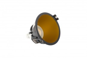 DK3026-BG Встраиваемый светильник, IP 20, 10 Вт, GU5.3, LED, черный/золотой, пластик в Казани - kazan.ok-mebel.com | фото 4