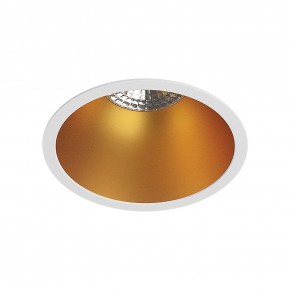 DK3026-WG Встраиваемый светильник, IP 20, 10 Вт, GU5.3, LED, белый/золотой, пластик в Казани - kazan.ok-mebel.com | фото