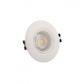 DK3028-WH Встраиваемый светильник, IP 20, 10 Вт, GU5.3, LED, белый, пластик в Казани - kazan.ok-mebel.com | фото 2