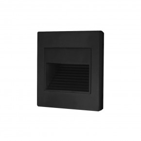 DK3050-BK Светильник встраиваемый в стену, IP 20, LED 3000, 1 Вт, черный пластик в Казани - kazan.ok-mebel.com | фото