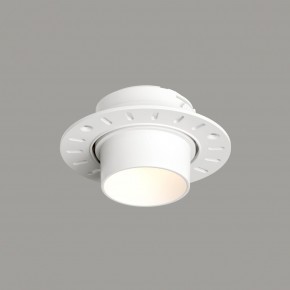 DK3056-WH Встраиваемый светильник под шпатлевку, IP20, до 15 Вт, LED, GU5,3, белый, пластик в Казани - kazan.ok-mebel.com | фото
