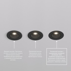 DK3061-BBR Встраиваемый светильник, IP 20, 10 Вт, GU5.3, LED, черный/бронзовый, пластик в Казани - kazan.ok-mebel.com | фото 4